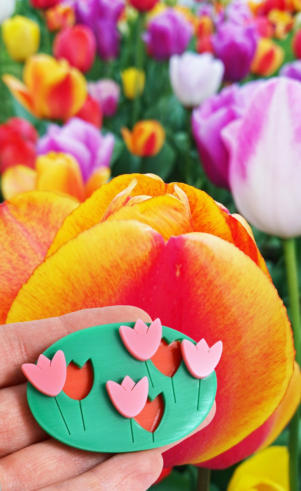 Little Tulip Brooch | i am acrylic